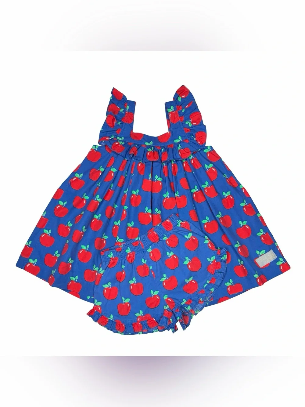 Eleanor Rose Apple Dress With Bloomer Shorts